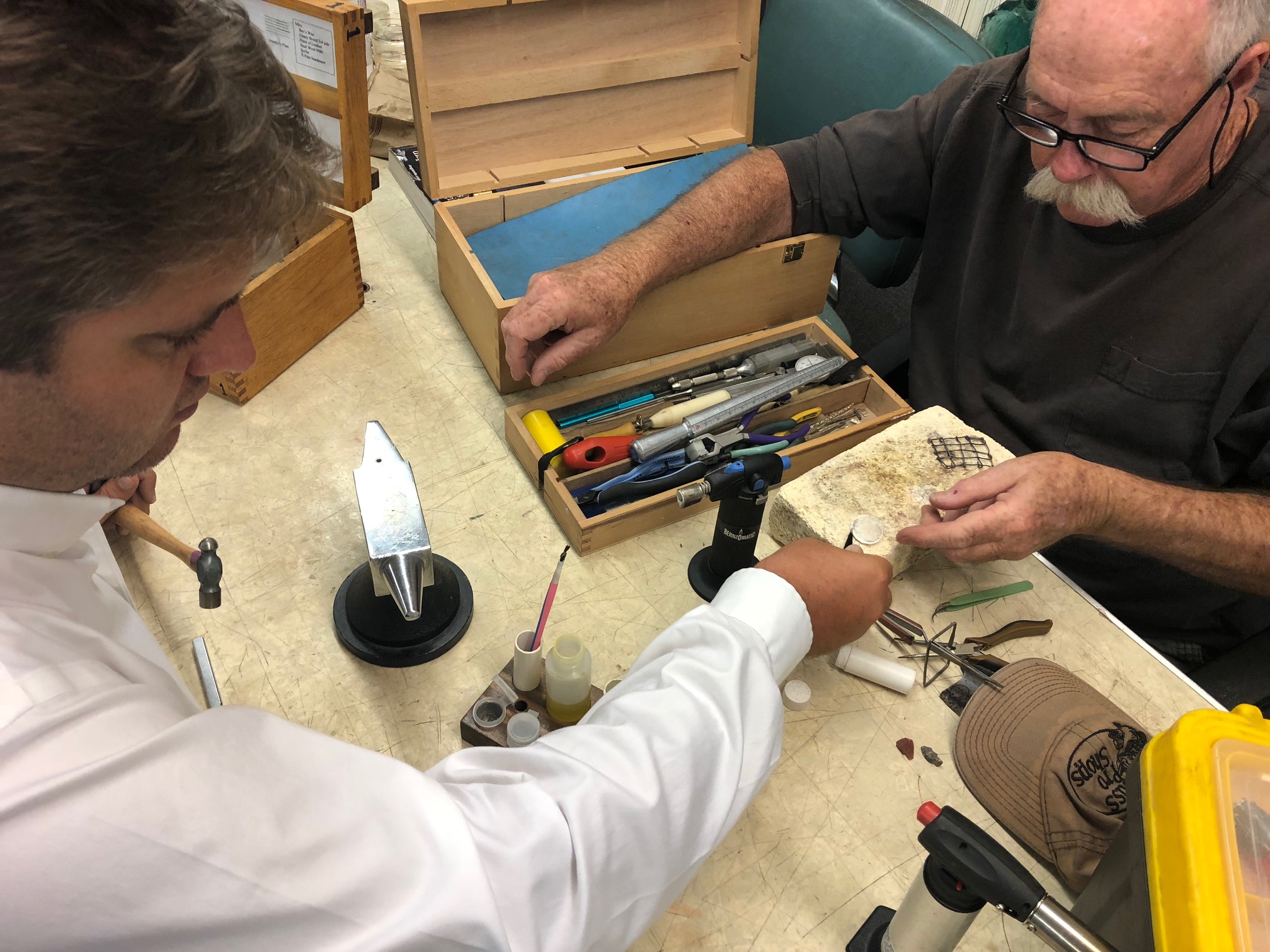 There are many ways to work silver. Come in to find out how.